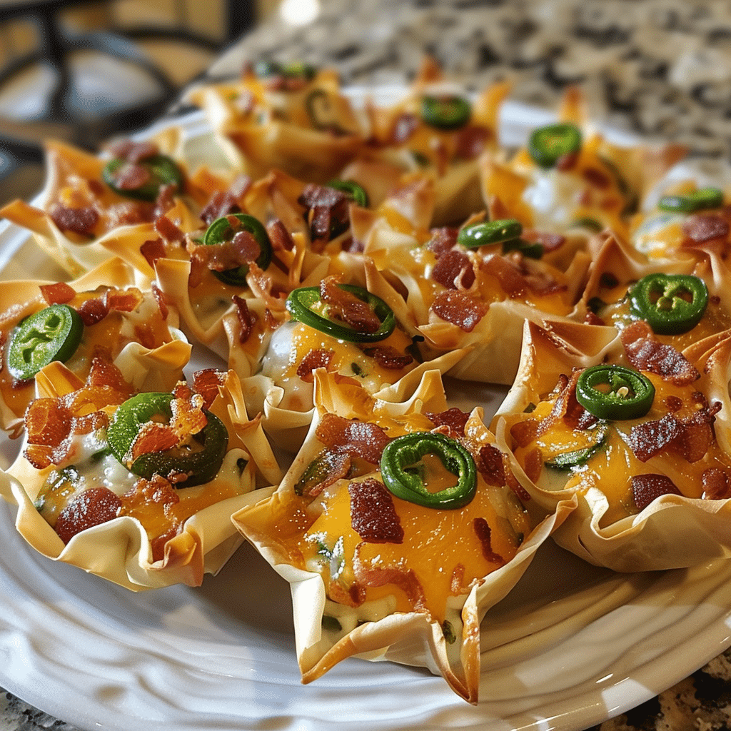 Cheesy Bacon Jalapeño Popper Bites 4 How to make Cheesy Bacon Jalapeño Popper Bites — key cooking step